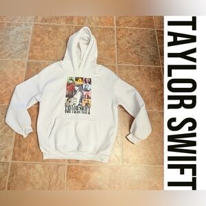 Taylor Swift The Eras Tour White Hoodie